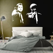 Decorative vinyls and stickers pulp fiction