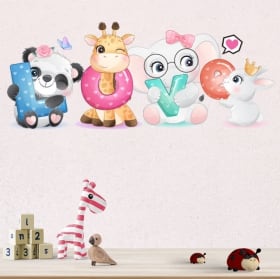Vinyl and wall stickers animals love