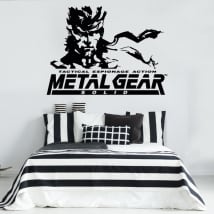 Adhesive vinyl video game metal gear