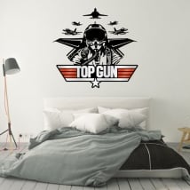 Decorative vinyls and stickers top gun