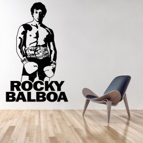 Decorative vinyls and stickers rocky balboa