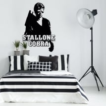 Decorative vinyl sylvester stallone cobra