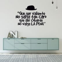 Decorative vinyl phrase joaquín sabina