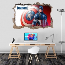 Fortnite 3d hole sticker