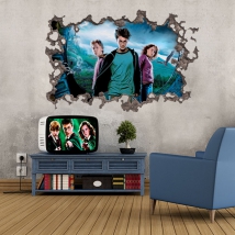 Harry potter movie wall sticker 3d