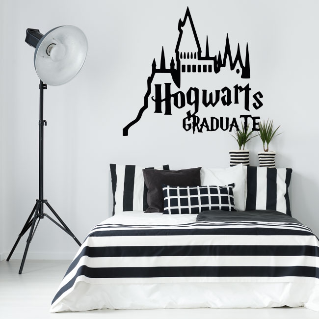Melissa B on X: My latest Harry Potter wall decal!   #housewares #homedecor #entryway #wallsticker #Hogwarts #HogwartsCastle  #vinylwallsticker #vinyldecal #happypotterdecal  / X