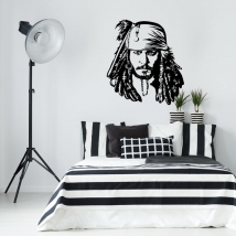 Decorative vinyl jack sparrow pirates of the caribbean