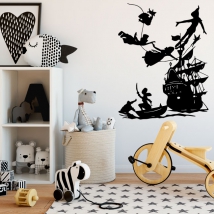 Decorative vinyl for children peter pan