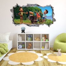 Vinyl hole wall 3d luca disney pixar