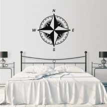 Decorative vinyls and stickers compass rose