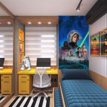 Wall murals star wars return of the jedi