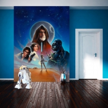 Star wars wall murals a new hope