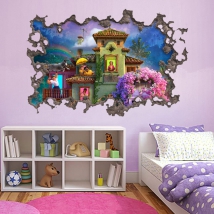 Vinyl hole wall 3d disney charm