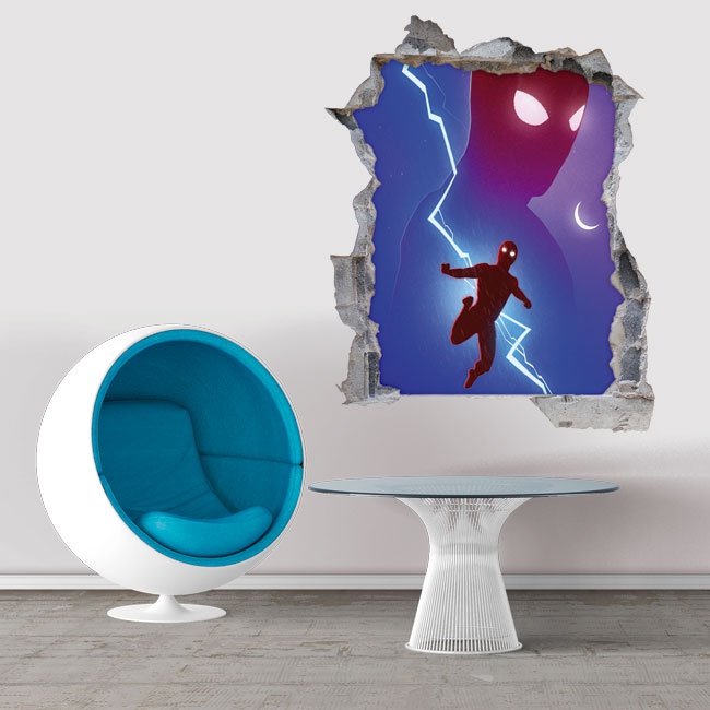 3D Avengers Through Wall Decal – The Decal House