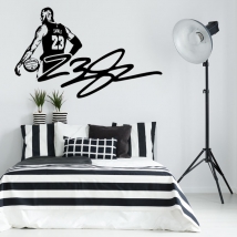 Wall stickers basketball player lebron james