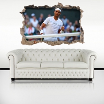 Wall stickers tennis rafa nadal 3d