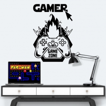 Vinyl and stickers videogames game zone