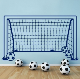 Vinyl and stickers soccer goal