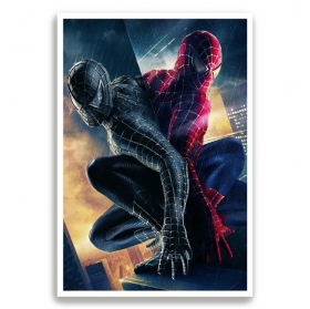 Poster or sheet photo paper spider-man