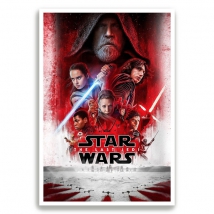 Posters or decorative sheets star wars the last jedi