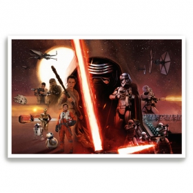 Posters or decorative sheets star wars