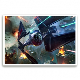 Posters or decorative sheets star wars ships