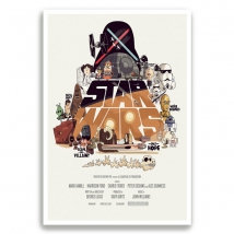 Poster or printed sheet star wars