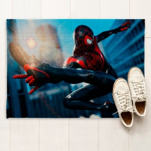 Marvel spider-man miles morales rug