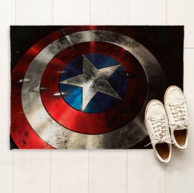 Captain america shield marvel carpet