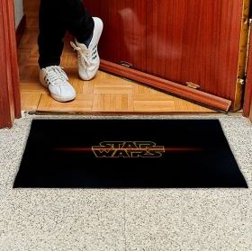 Star wars logo rug