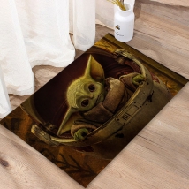 Baby yoda star wars rug