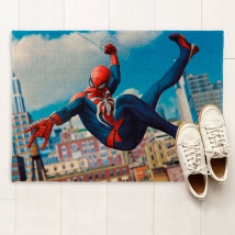 Spider-man marvel printed rugs