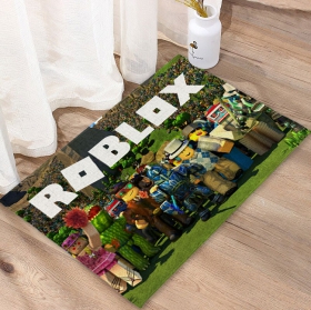 Roblox video game printed rug