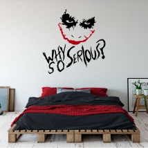 Decorative vinyl and stickers joker why so serious