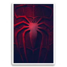 Poster or printed sheet spider-man
