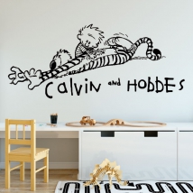 Vinyl and stickers calvin and hobbes