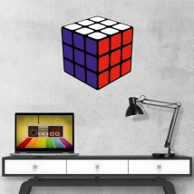 Vinyl and stickers rubik's cube