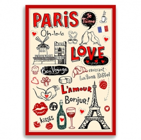 Poster paris illustration