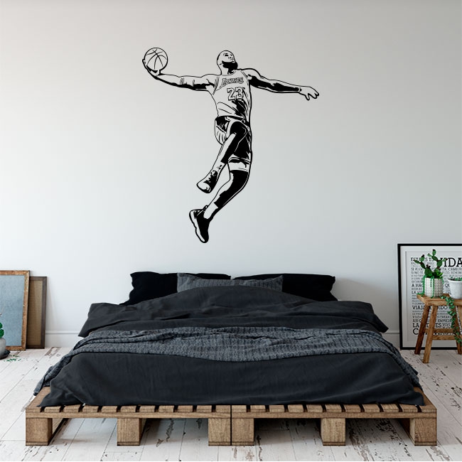🥇 Vinyl stickers basketball lebron james 🥇