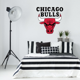 Wall decals and stickers chicago bulls shield