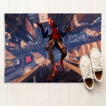 Spider-man miles morales rug