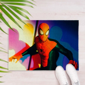 Printed carpet spider-man