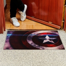 Captain america shield rugs