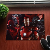 Personalized marvel doormats