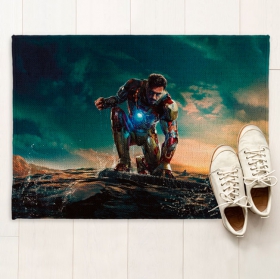 Printed doormats or rugs marvel iron man