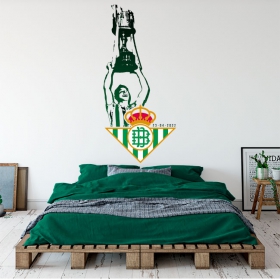 Decorative vinyl joaquín real betis football