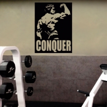 Wall decals for gyms sylvester stallone