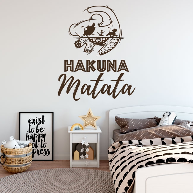 Sticker Le Roi Lion Hakuna Matata