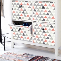 Vinyls for furniture triangles nordic decoration