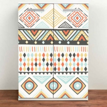 Vinyls hippie style to decorate furniture or cabinets